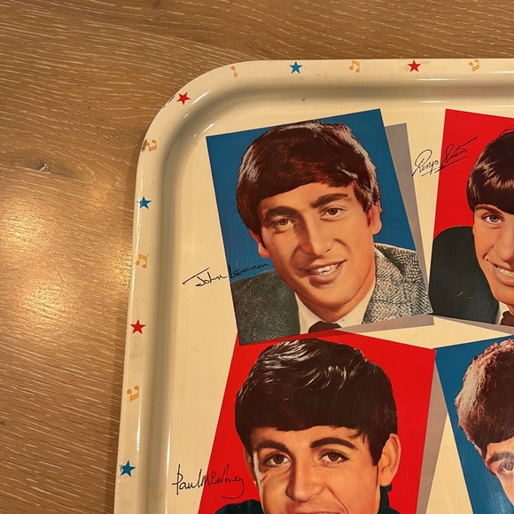 1964 Worcester Ware Beatles tray - Picture 8 of 13